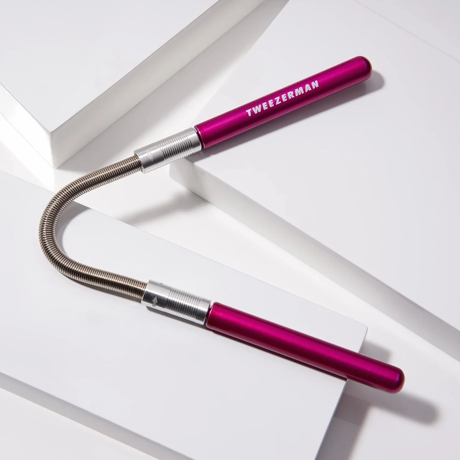 TWEEZERMAN Depilatore per il viso (leggera spiumatura, rimozione dei peli, epilatore a finitura liscia), rosa