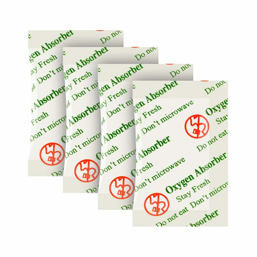 50CC(300-Pack) Pacchetti di Assorbitori di Ossigeno per Uso Alimentare per la Conservazione Degli Alimenti