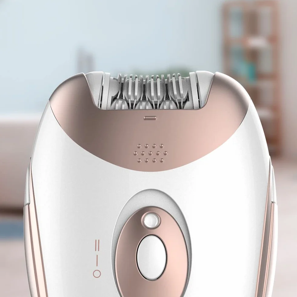 Cecotec Depilatore di avviamento wireless SkinCare Depil-action. Batteria al Litio, Autonomia 40 Mins, Waterproof, Testine intercambiabili, 2 Impostazioni di velocità, Modalità con cavo