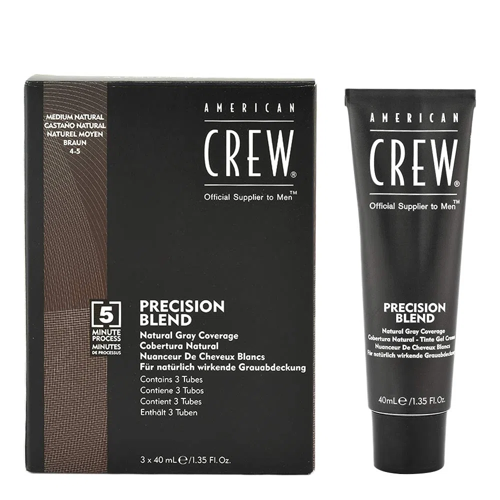 American Crew Classic Precision Blend 4-5, 3x40ml - colorazione per uomo