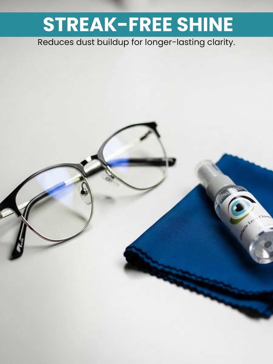 SPORTS WORLD VISION Leader Detergente liquido per lenti per occhiali 3 x 59 ml flacone da 2fl oz per detergente per occhiali, altre soluzioni per lenti a contatto - Spray detergente per occhiali senza