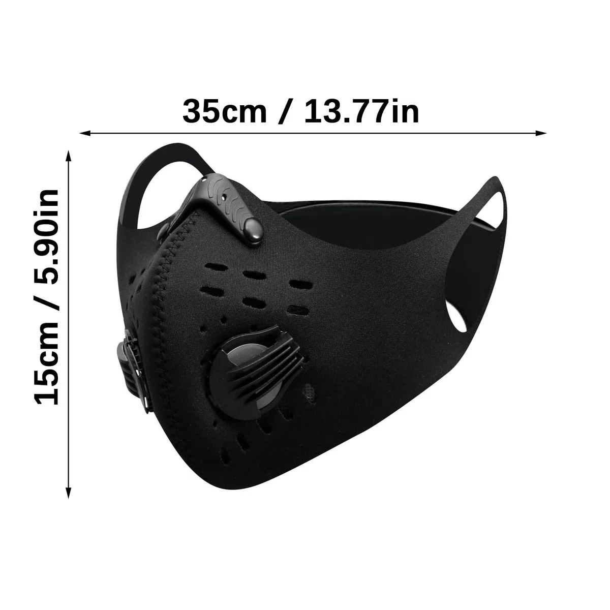 Face Bocca Copre Mezza Maschera Sportiva Con Filtro Riutilizzabile Pisiqi Copertura Mezzi Sport
