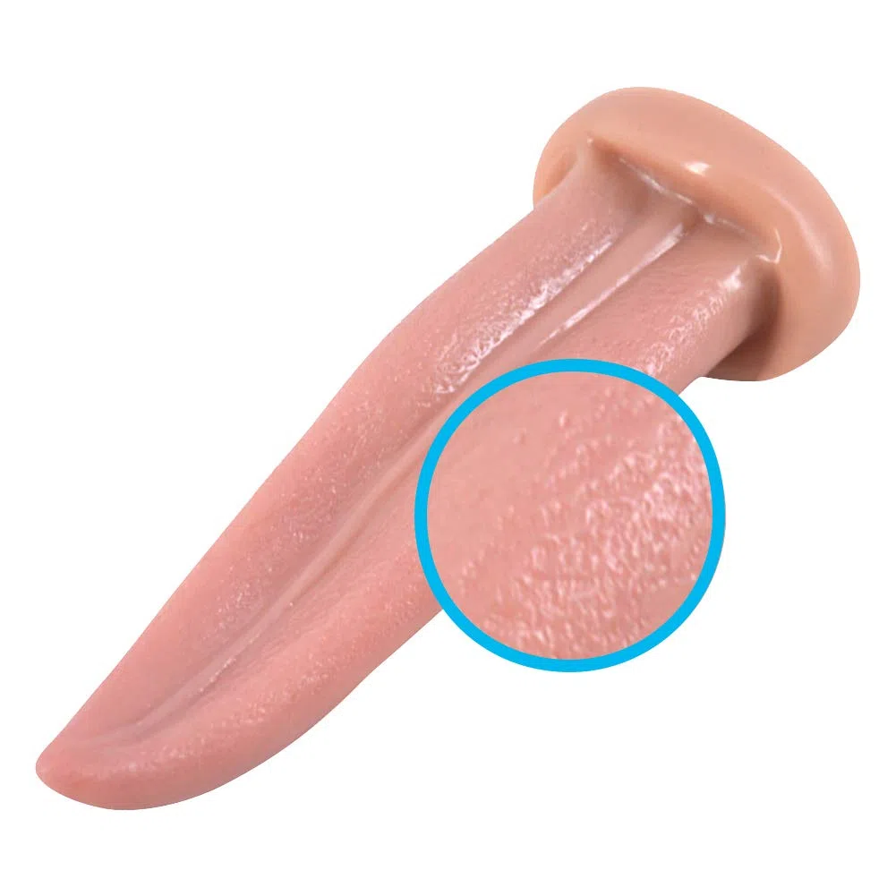 Realistico Lingua Dildo Profondo Sensibile Punto Piacere Stimolazione Bacchetta Del Pene Clitoride Vaginale Massaggio Albero Curvo Giocattolo Adulto