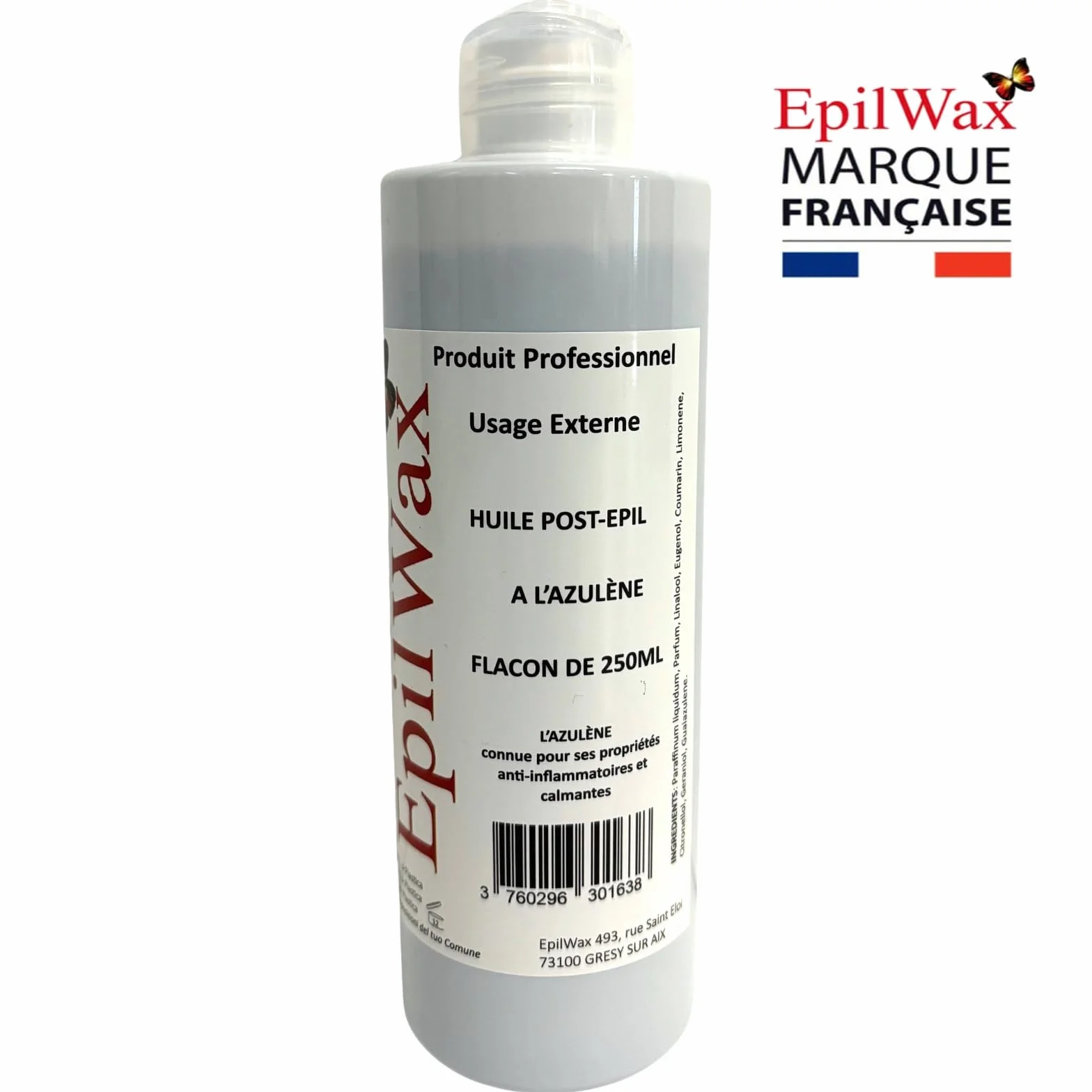 EpilWax - Kit completo di cera per depilazione con 4 cartucce roll-on e olio post-ceretta