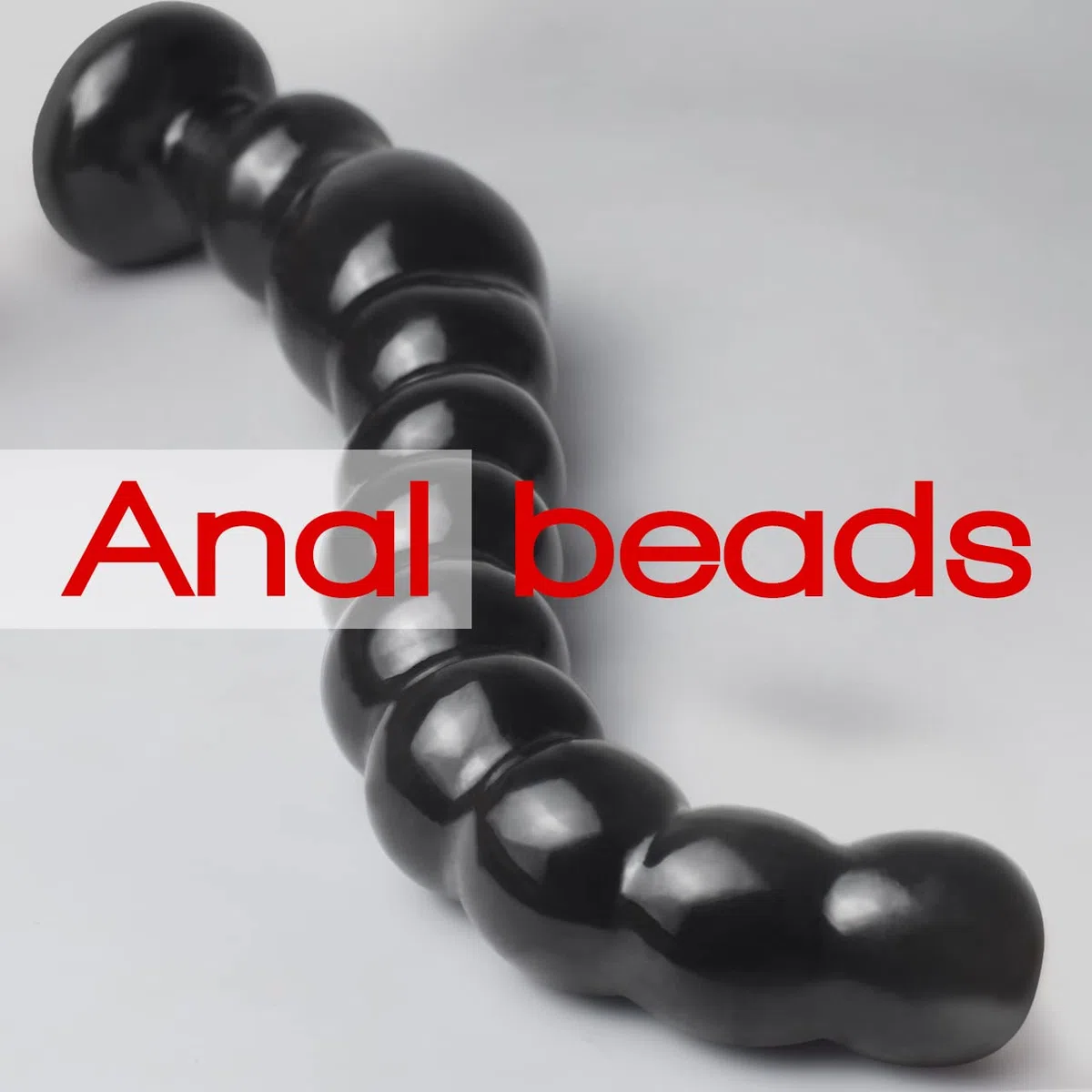 Perline anali flessibili FAAK da 12 pollici con ventosa,Più sono,meglio è,10 palline butt plug dildo,Dildo con perline extra-lungo per un piacere anale profondo