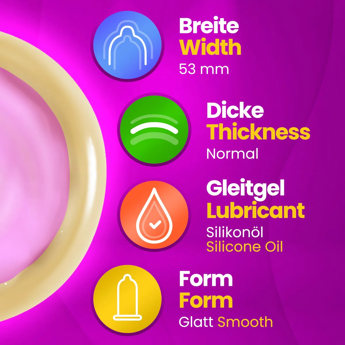 Preservativi Loverelia "Natural Feeling"-fare l'amore realistico e intenso-vestibilità perfetta e facile da srotolare-lattice di gomma naturale-vegan-real feeling-confezione da 100 (2x50 pezzi)