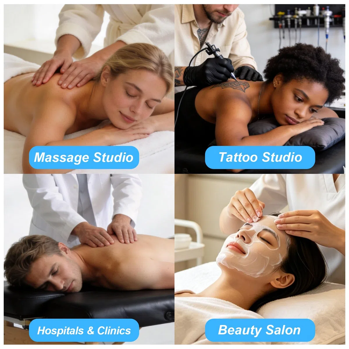 CGBE Impermeabile Copri Lettino da Massaggio: Resistente agli Oli PU Coprilettino Estetica con Elastici Antiscivolo - Lavabile 180 x 70 x 8 cm - Adatto per Bellezza Massaggio Tatuaggi SPA Ciglia
