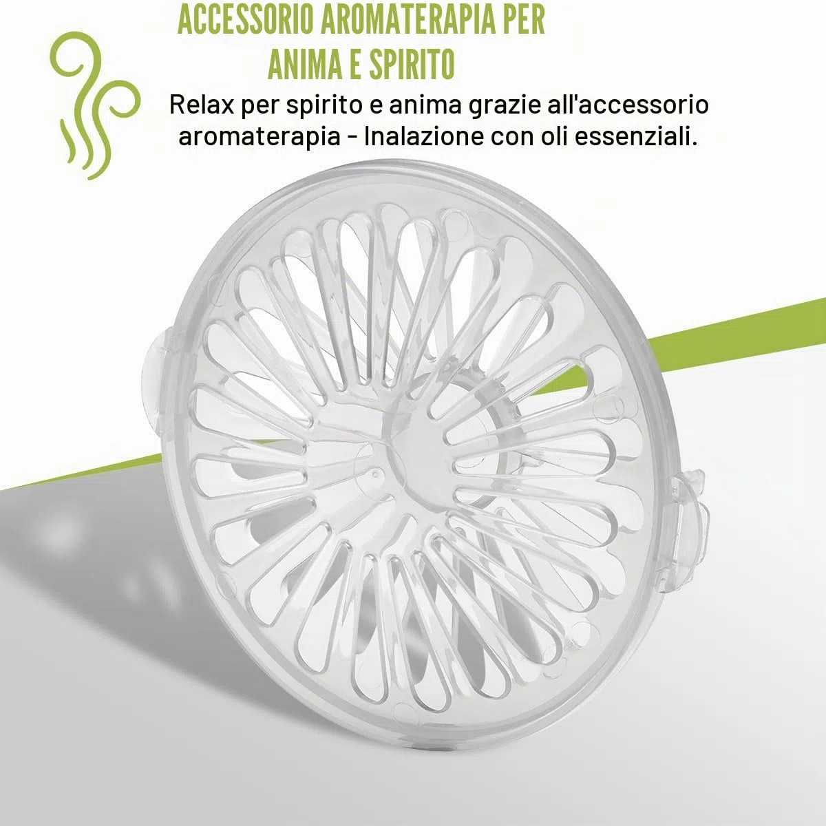 Clatronic GS 3656, inalatore per sauna facciale, inalatore, doccia nasale, rilassante con attacco aromatico, per bocca e naso, adatto per bambini, bianco», 130 watt