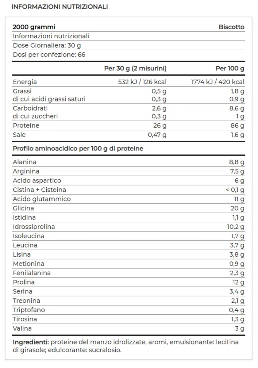 Yamamoto HydroCarn 2 kg - proteine idrolizzate carne di manzo