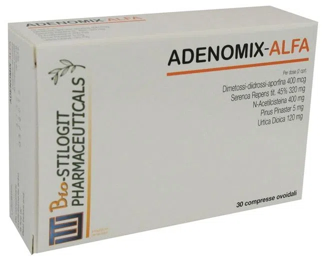 ADENOMIX ALFA 30CPR - integratore alimentare per le vie urinarie
