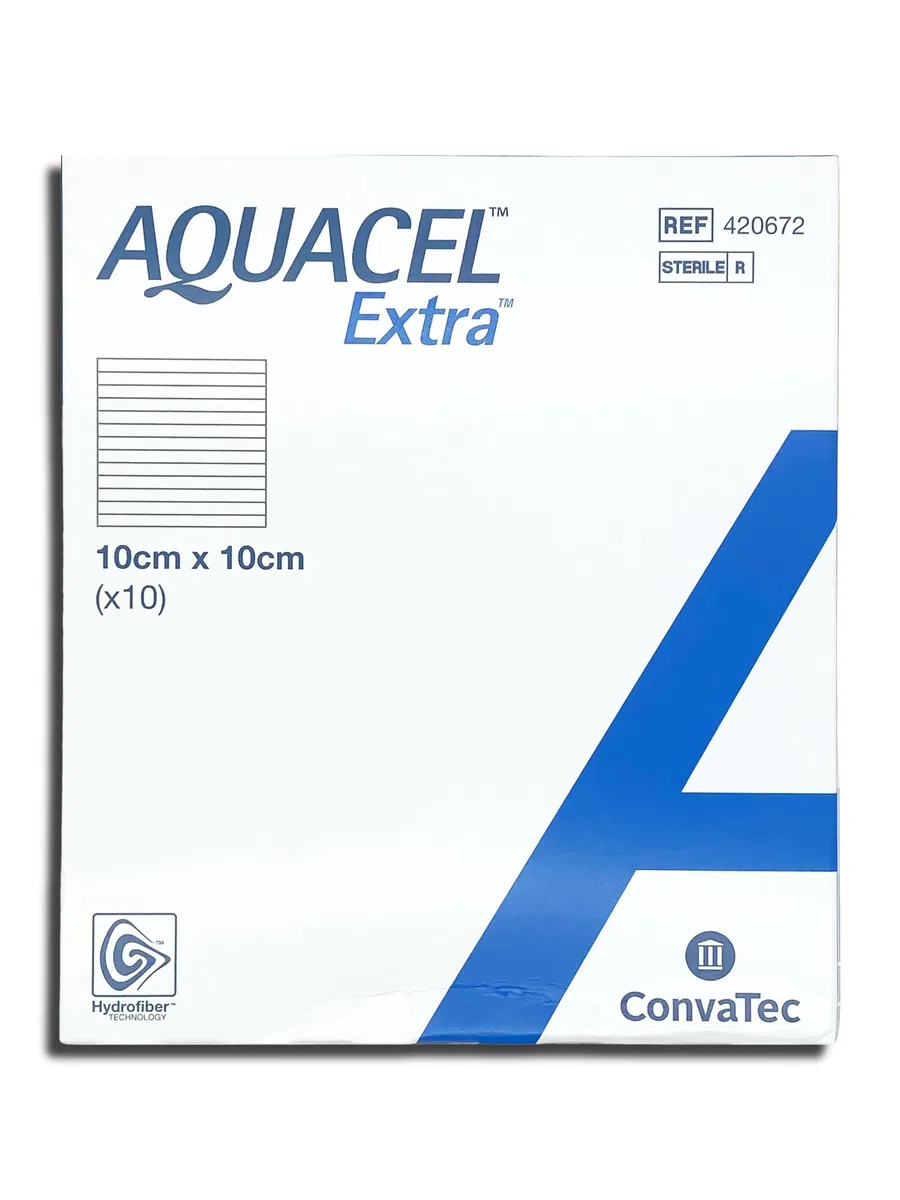 Aquacel 420672 bendaggi extra, 10 cm x 10 cm (confezione da 10)