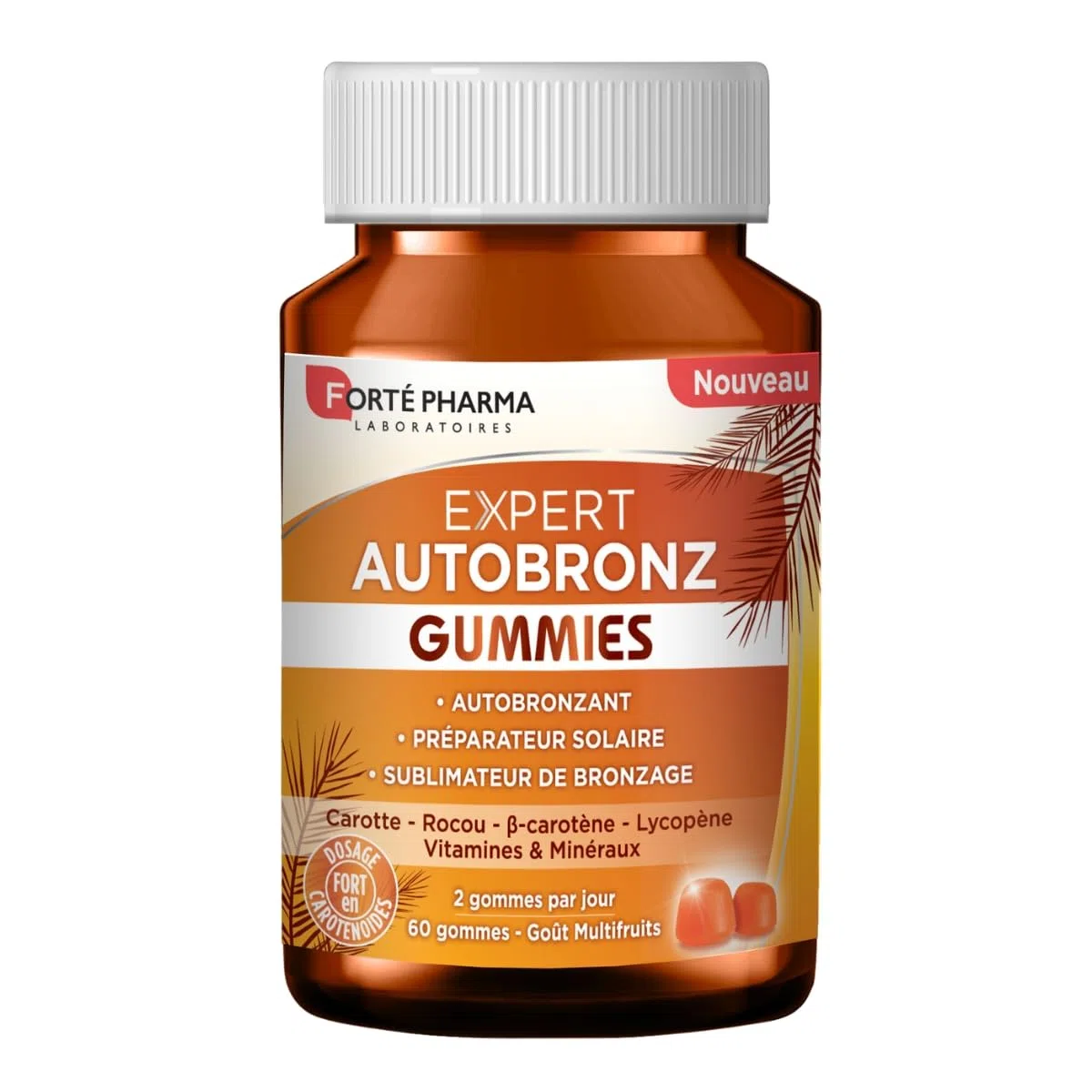Forté Pharma Expert Autobronz gummies 60 gomme