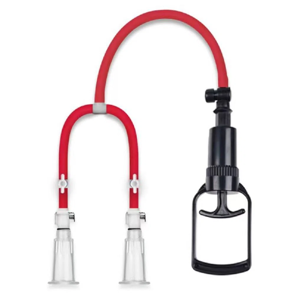 Set di Aspiratori per Capezzoli e Clitoride con Pompa a Vuoto – Sex Toy SM per Donne e Coppie