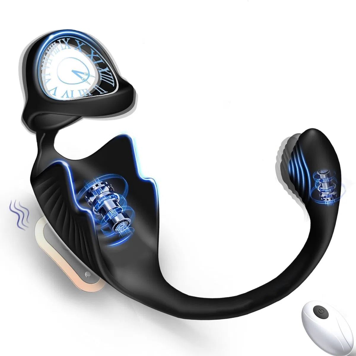 Anal Plug Vibratore per Uomo Sex Toys con Telecomando, Prostata Vibratore Anale butt Plug Analesex Toy con Anello Vibrante Anello per Pene per lui, Massaggiatore Prostatico Plug anale-dilatatore uomo