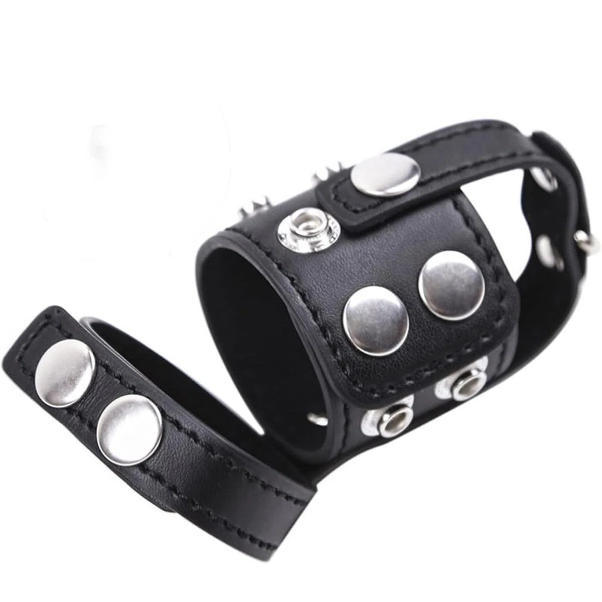 Anello per testicoli per l'uomo Cbt Ball Torture Ball Testure Stretch estremamente estensore per testicoli per l'uomo, per testicoli, in pelle, per uomini
