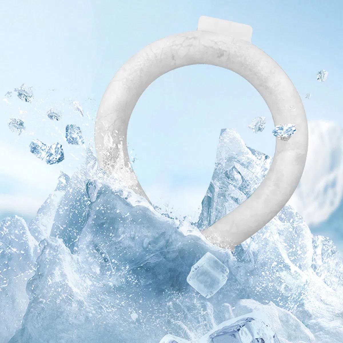 Tubo di Raffreddamento del Collo,Tubo di Ghiaccio del Collo Fisico Dispositivo di Raffreddamento,Reusable Cooling Ring, Raffreddatore Veloce