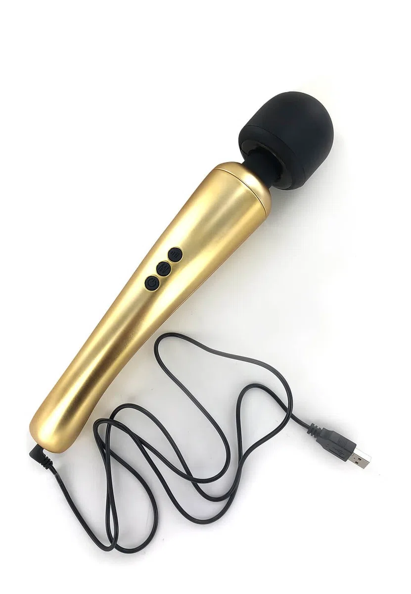 Dorcel Megawand Rechargeable - 6071786 Vibratore Or Ø 5,5 x 29,5 cm