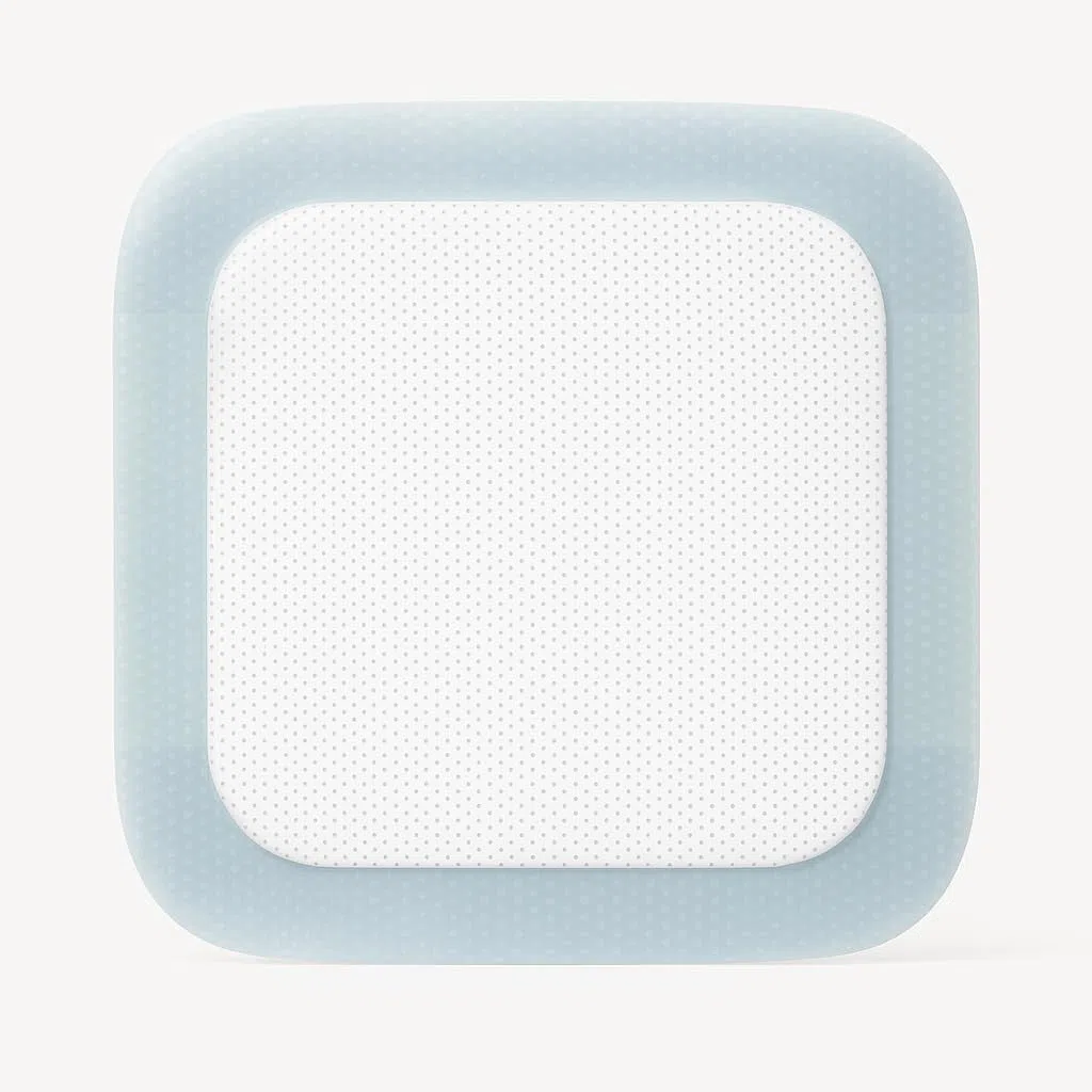Biatain Silicone Medicazione adesiva in schiuma, 7,5 x 7,5 cm, confezione da 10