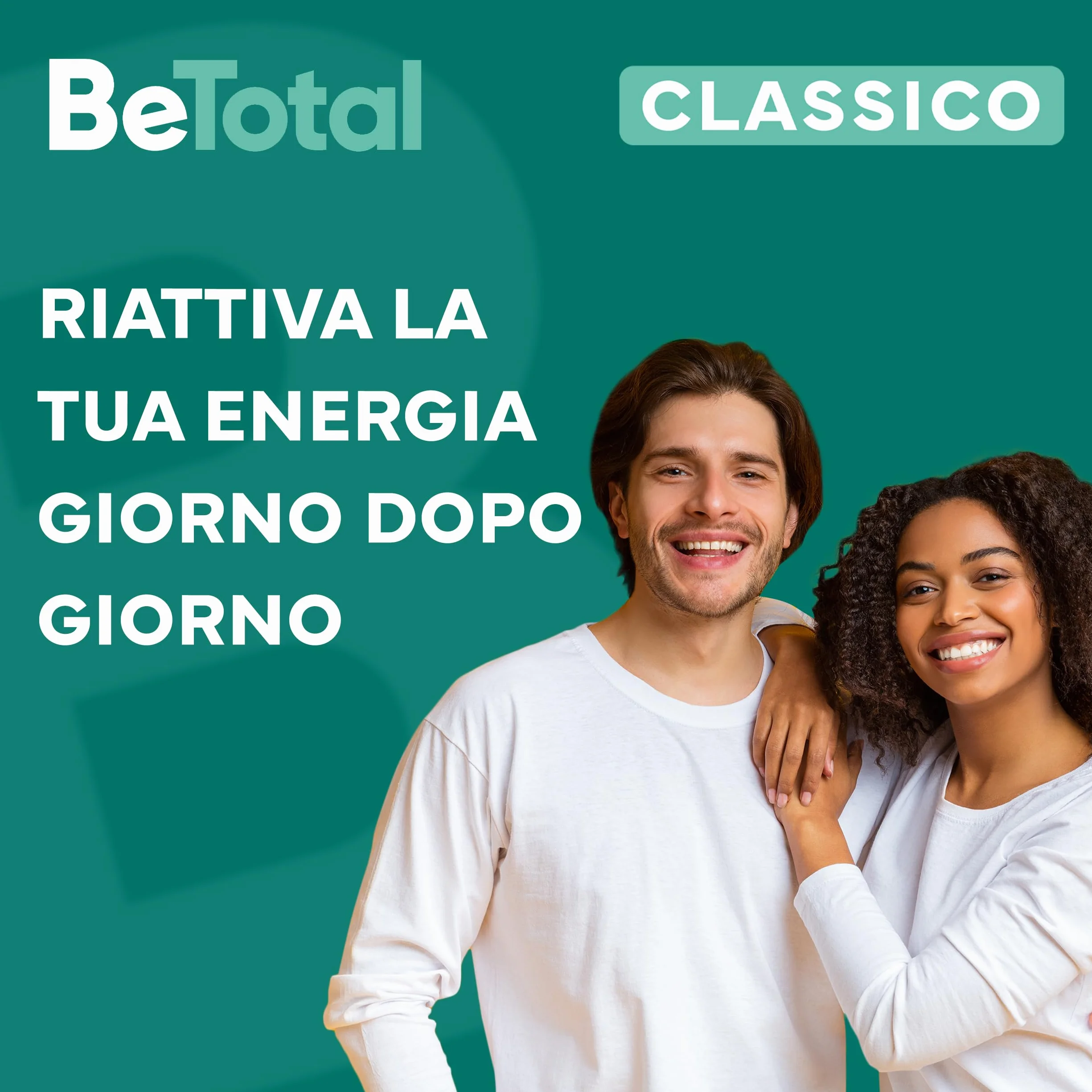 Be-Total Classico Integratore Alimentare di Vitamina B per Ridurre la Stanchezza e Riattivare l’Energia, a Supporto del Sistema Immunitario, Bambini 3+ e Adulti, Gusto Latte, 2x200ml