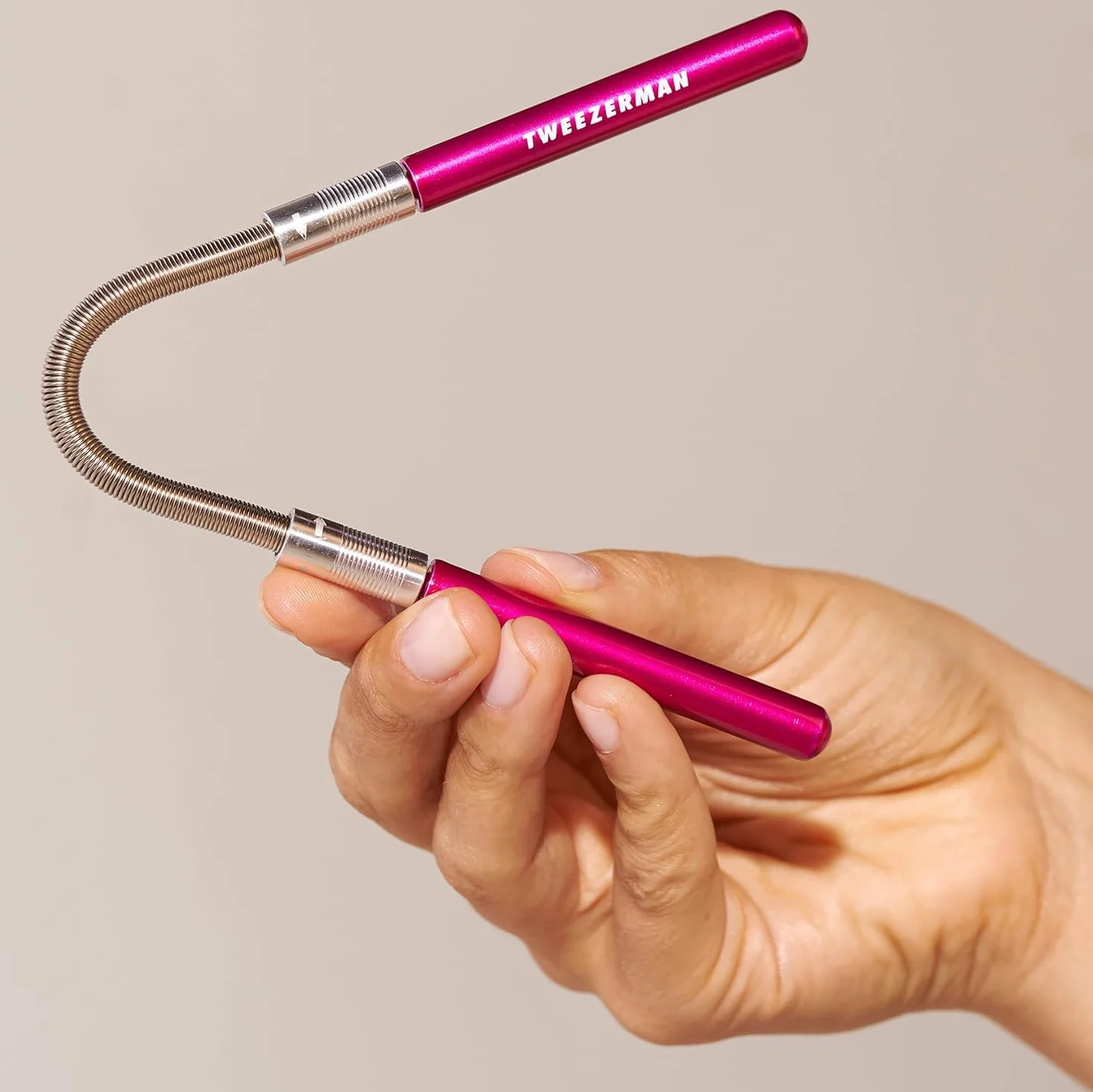 TWEEZERMAN Depilatore per il viso (leggera spiumatura, rimozione dei peli, epilatore a finitura liscia), rosa