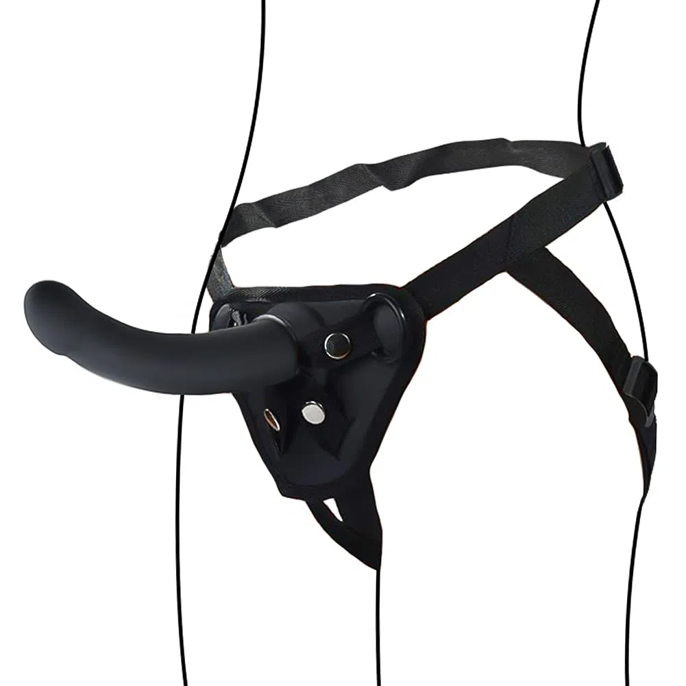 Roluck Strap on Dildo anale con imbracatura regolabile Plug anale rimovibile per lesbiche Uomini Donne Masturbazione Coppie Sex Toy