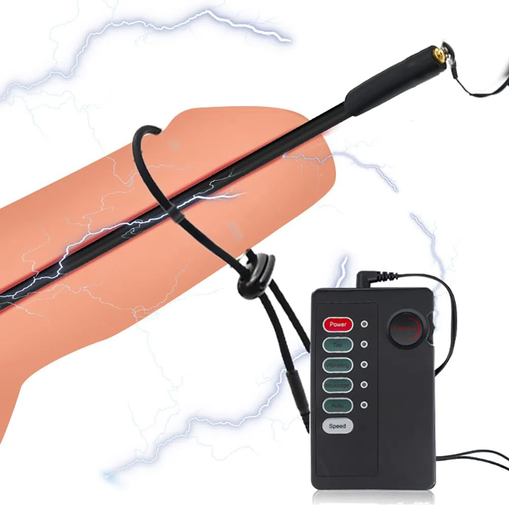 Elettrostimolazione sessuale Set catetere uretra uomo sonde uretrali elettriche con anelli per pene uretra, dilatatori uomo, lunghezza 250 mm, Ø 4/5/6/7/8 mm