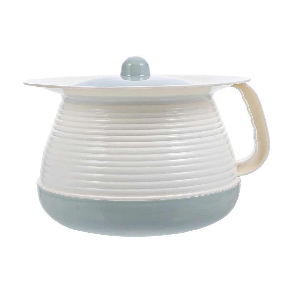 DOITOOL Vaso per orinatoio in plastica con coperchio, per bambini, portatile, per adulti, spittoon, paziente, per auto, anziani, ospedali, ospedali, servizi igienici portatili di emergenza,