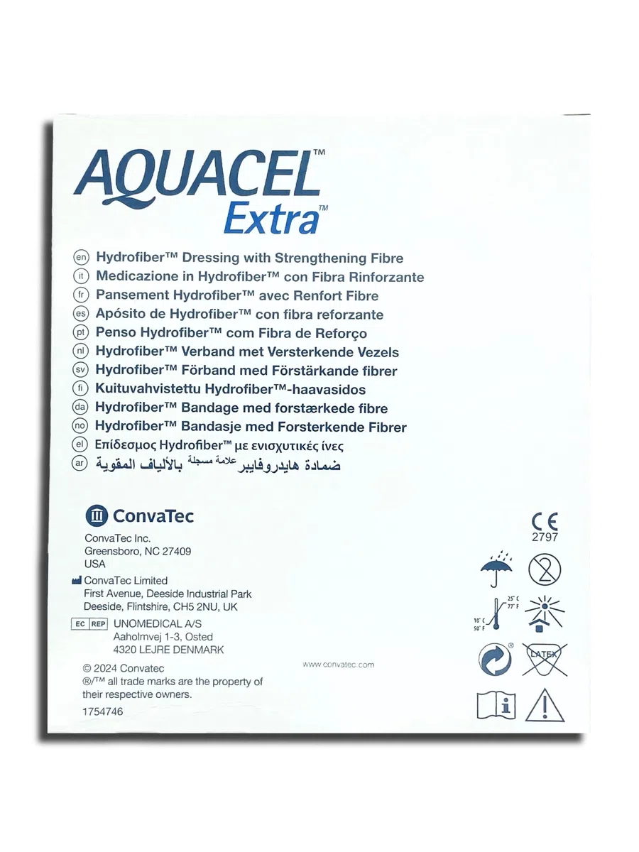 Aquacel 420672 bendaggi extra, 10 cm x 10 cm (confezione da 10)