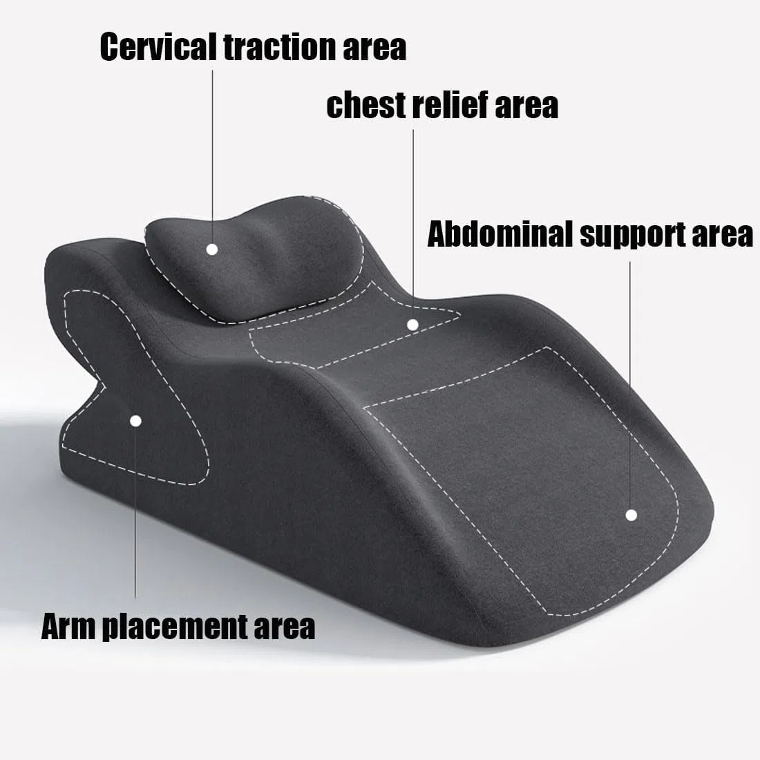 Cuscino Per Il Sesso Di Coppia, Cuscino Ergonomico Per I Glutei, Cuscino Multifunzionale Per L'Interazione Di Coppia, Con Fodera Sfoderabile (Nero)