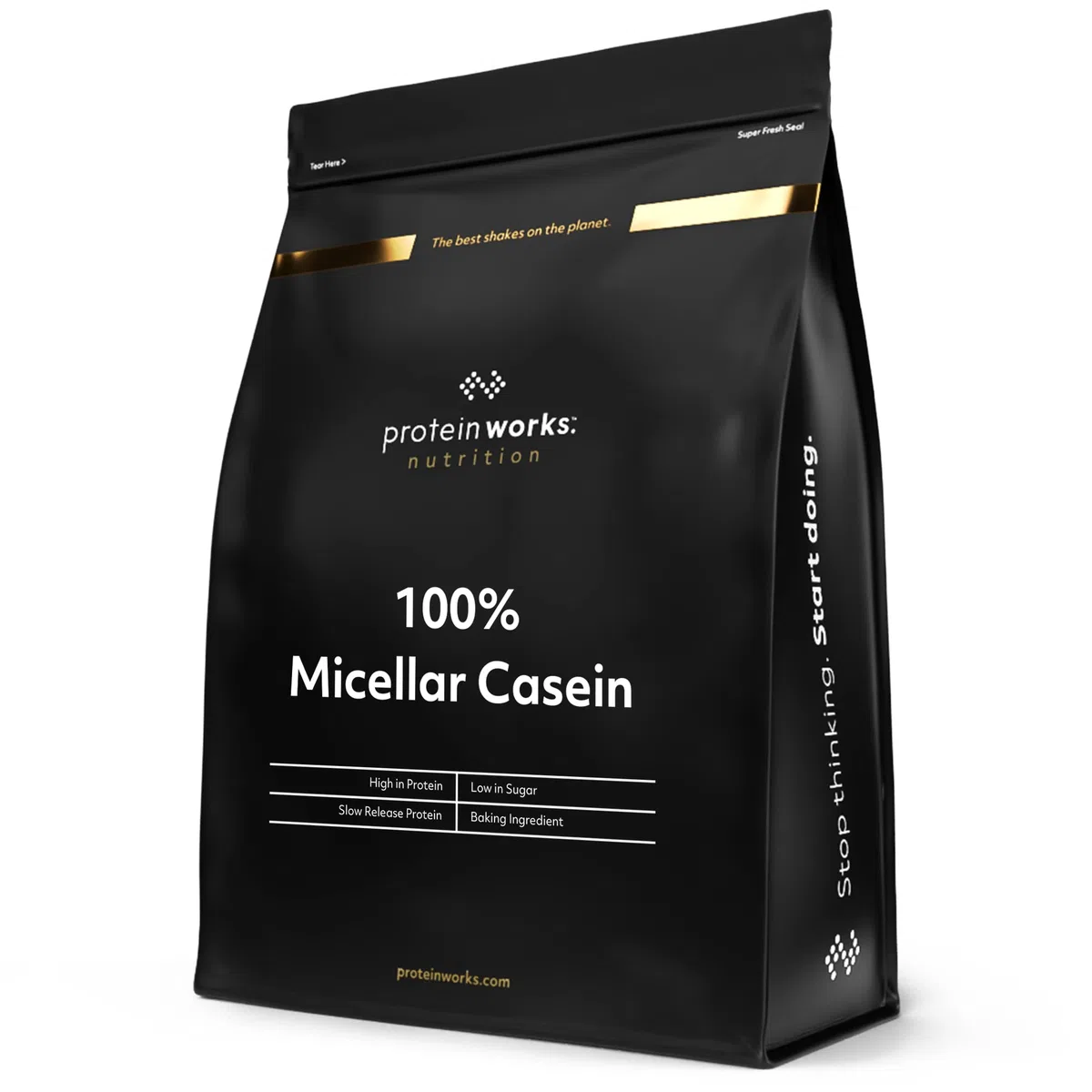 Caseina Micellare 100% Proteine In Polvere THE PROTEIN WORKS | Frullato Proteico A Rilascio Lento | Aminoacidi | Supporta Il Recupero | Crema alla Vaniglia | 500g