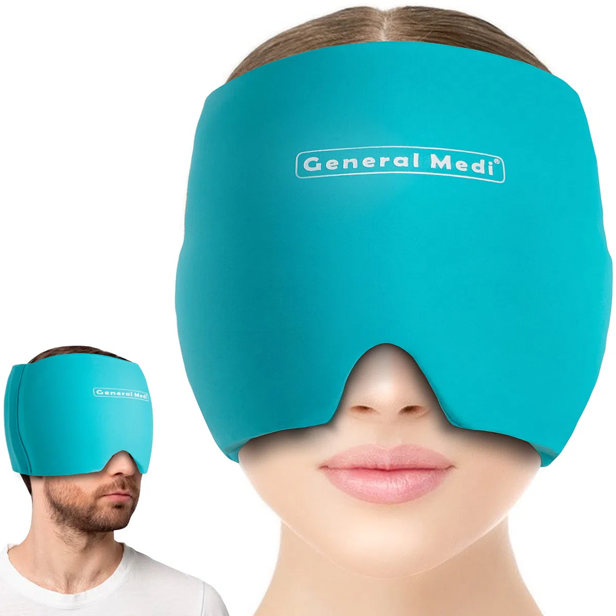 Cappello per Emicrania, mal di testa, Impacco di ghiaccio, sollievo con terapia del freddo, Riutilizzabile Gel
