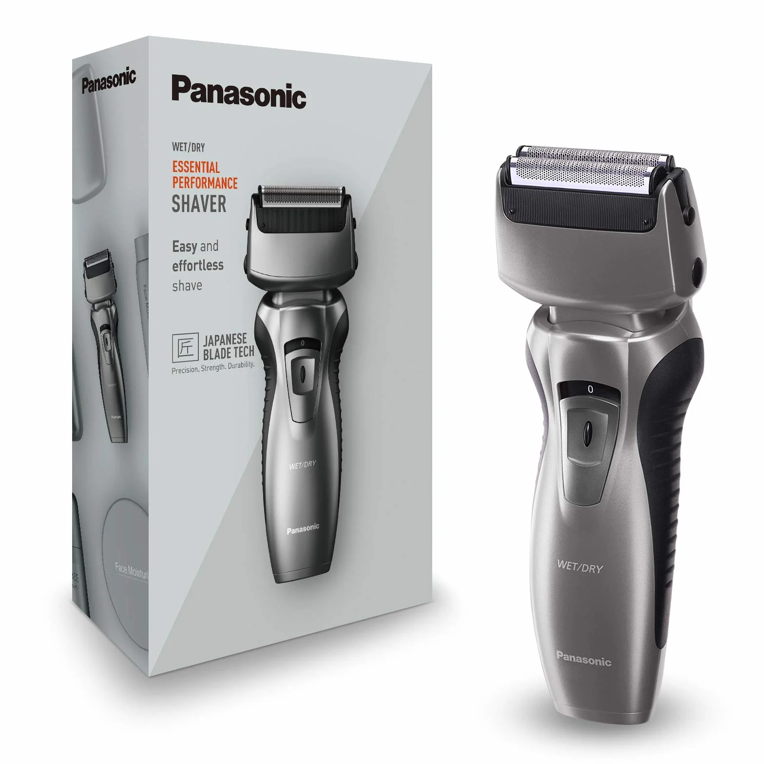 Panasonic Rasoio Elettrico Uomo, Grigio Scuro, One Size