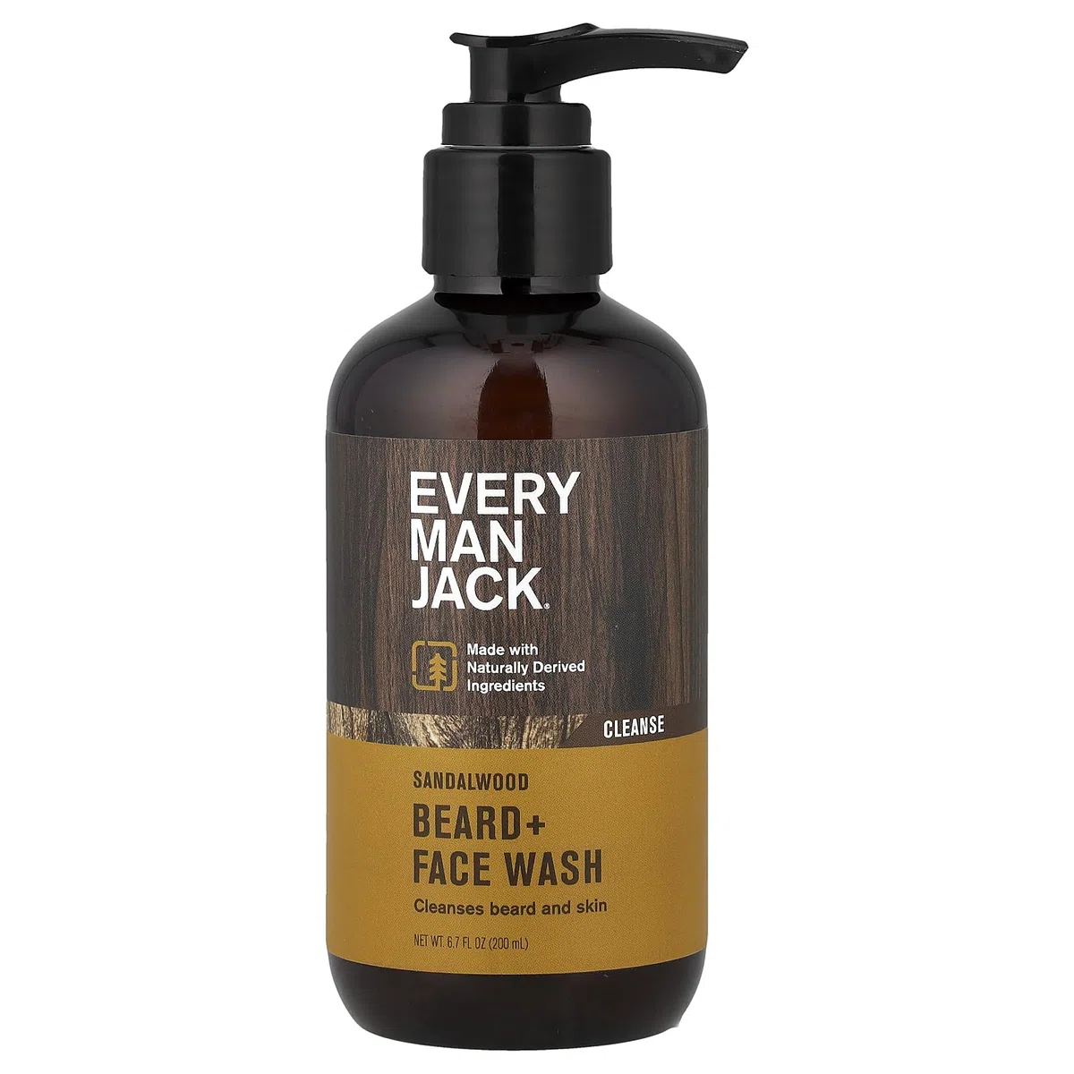 Every Man Jack Beard + Wash, Sandalwood, 6,7 once