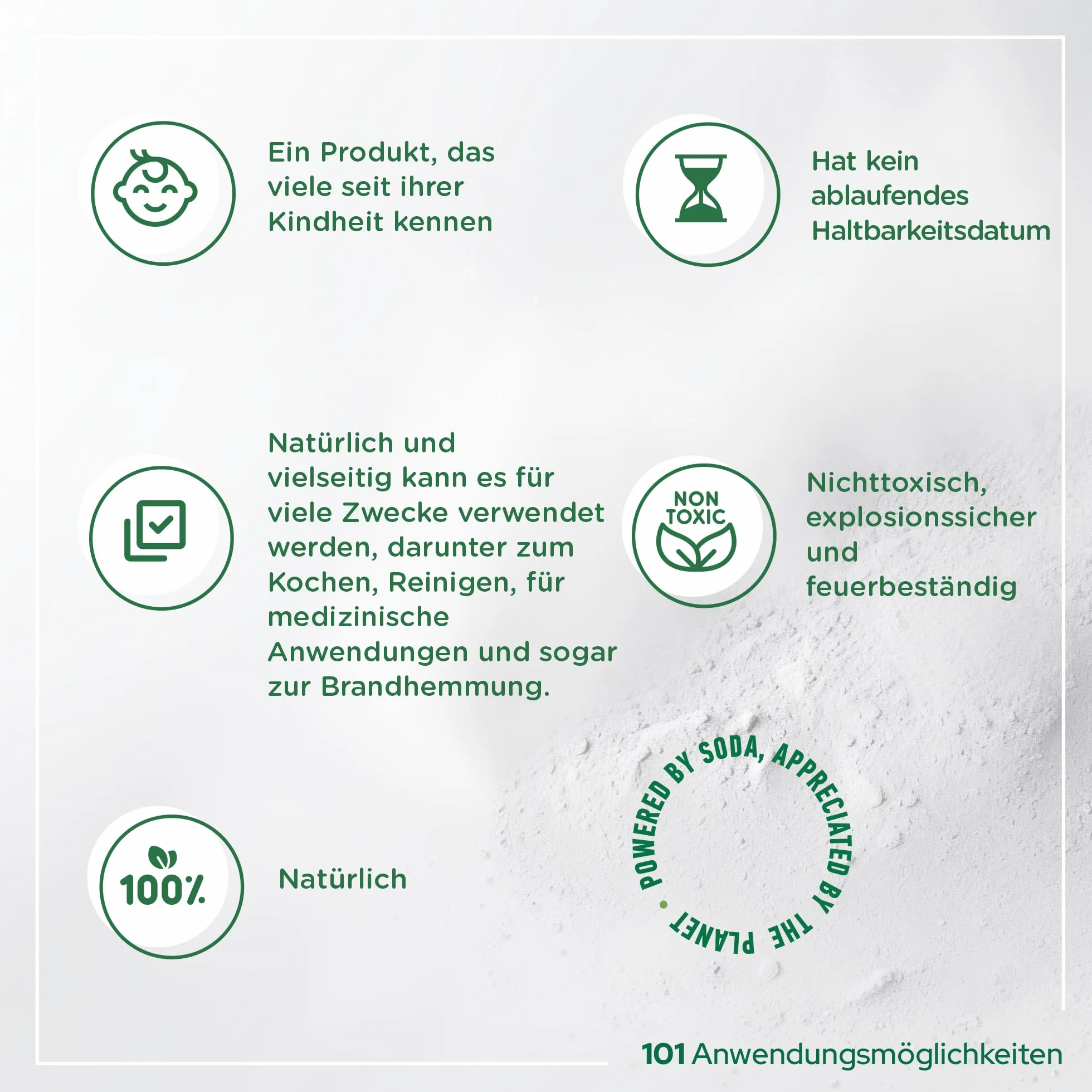Soda Sodron Capsule - 100% idrogenocarbonato di sodio per sostenere l'equilibrio acido-base, Detox, cura orale e sport, 200 capsule in 1 flacone