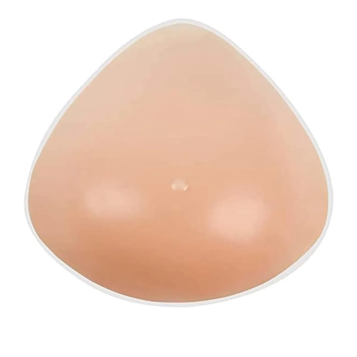Protesi al Seno 100-600g/Pezzo Super Morbido Mammarie in Silicone Autoadesivo Triangolo Forma del Seni per Mastectomia Crossdresser, Transgender, Travestiti(500g/Piece, Nude)