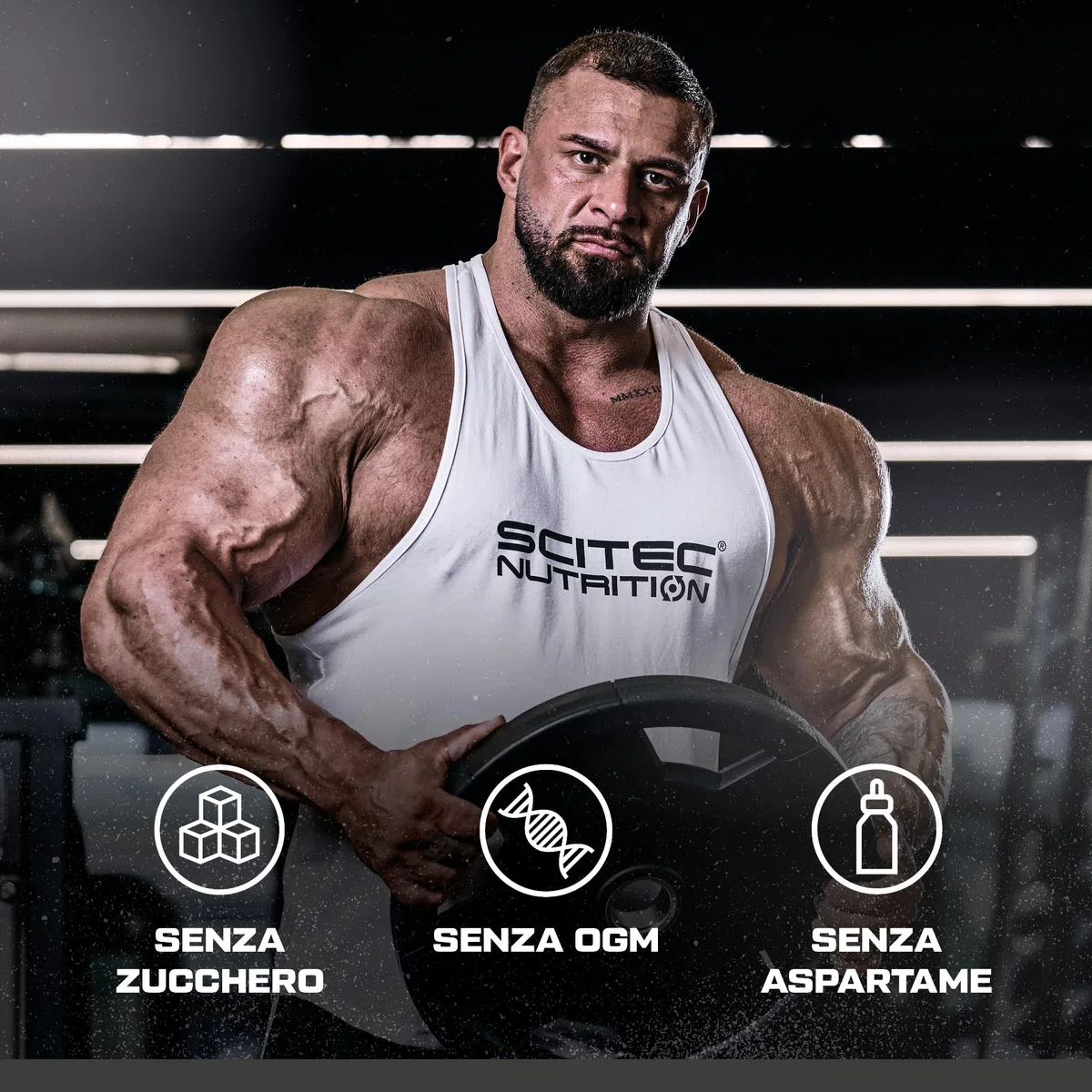 Scitec Nutrition Hot Blood Infinity - Complesso di principi attivi - Alto contenuto di caffeina - Elettroliti - Creatina monoidrato Creapure®, 350 g, Kiwi-Fragola