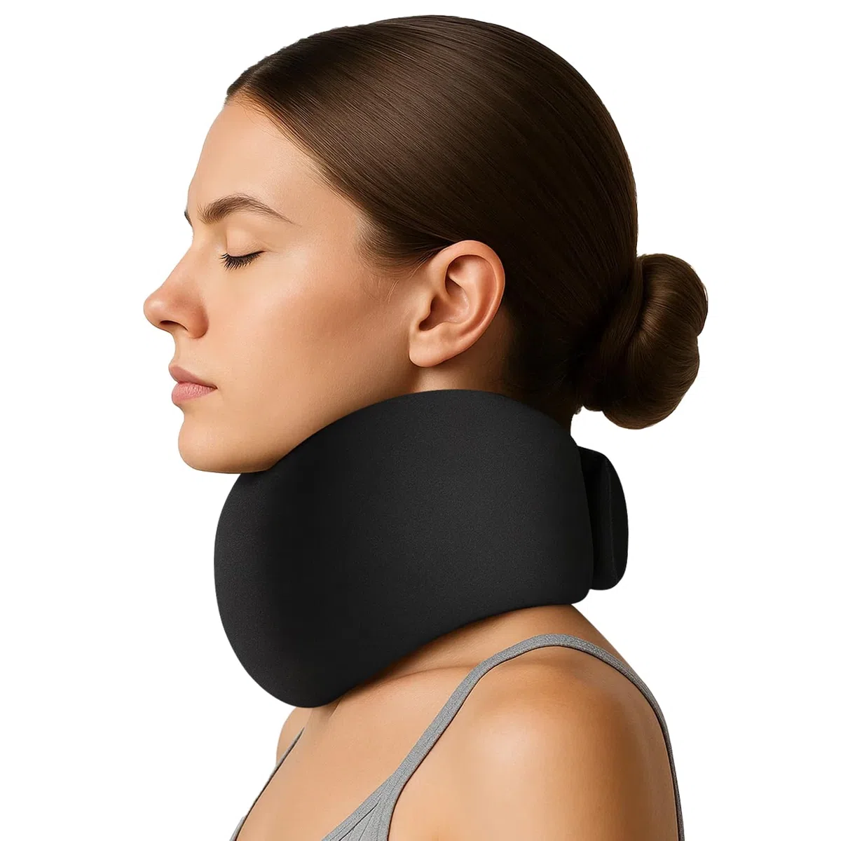 Collare Cervicale Morbido, Supporto per il Collo, Regolabile Collare per Cervicale per Dare Sollievo da Dolore al Collo Mantiene le Vertebre Stabili e Allineate per Donne, Uomini NB100