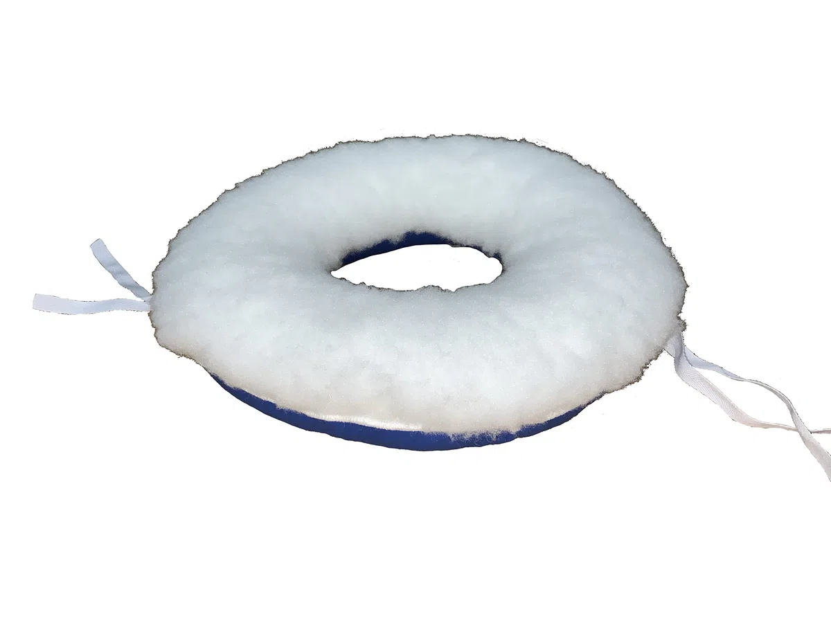Cuscino antidecubito Donut per la prevenzione delle ulcere da pressione su sedie a rotelle, divani e letti - Produzione europea.