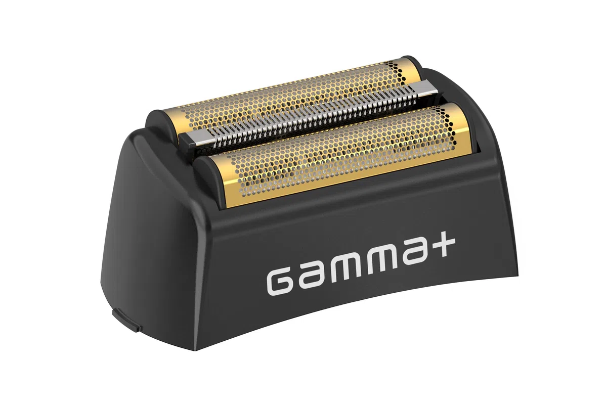 GAMMA+ Testina con 3 Lame, Testina di Ricambio compatibile con Rasoio Elettrico GAMMA+ Boosted, Accessorio Originale Nero