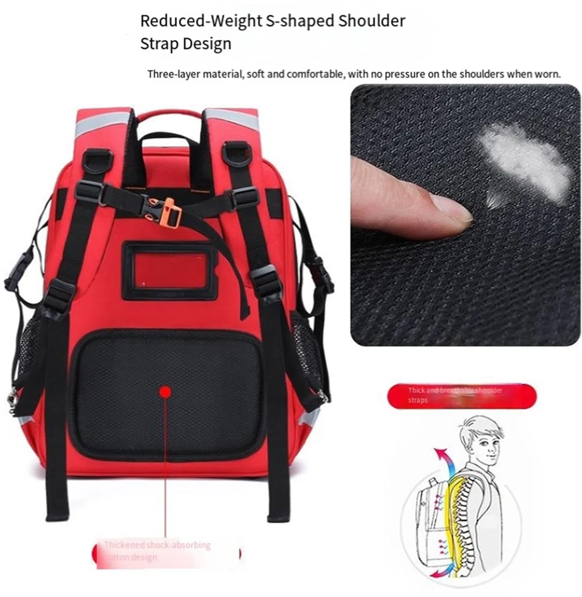 Borsa Di Primo Soccorso, Zaino Medico Vuoto, Traumi Con Riflettente, Zaino Infermiere Domiciliare, Zaino Emergenza Per Attività All'aperto, Viaggi, Campeggio