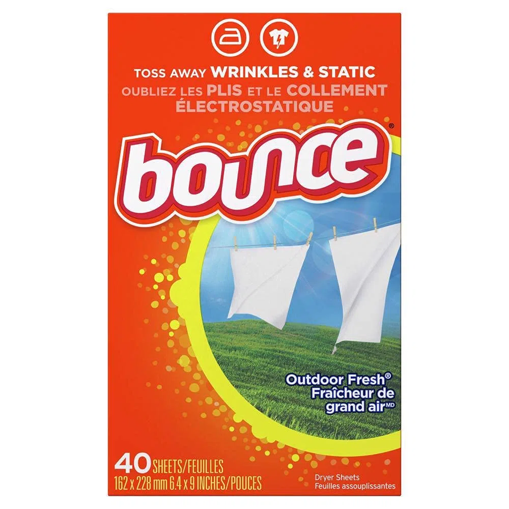Bounce Dryer Ammorbidente per asciugatrice, confezione da 40 fogli