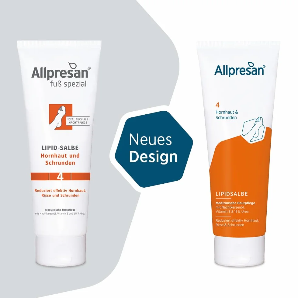 Allpresan Piede speciale n. 4 unguento lipidico contro calli e ciccioli - unguento per la cura quotidiana dei piedi cheratinizzati - 125 ml (3)