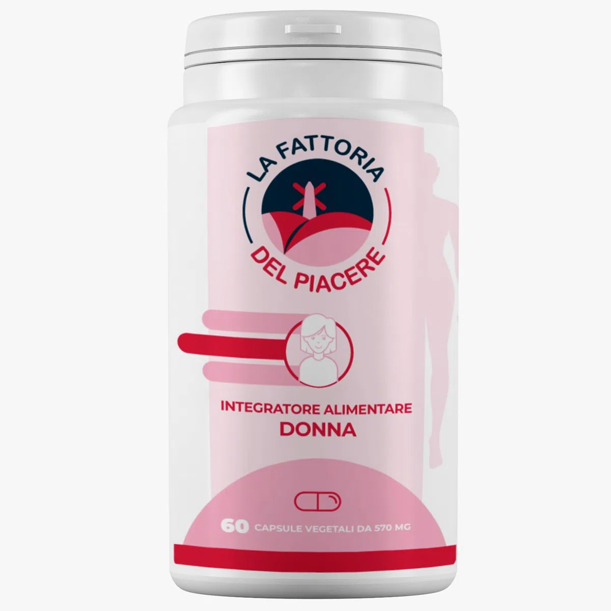 Integratore donna per il benessere femminile con maca peruviana, rodiola, Ashwagandha KSM-66, vitamine B1, B3 e B6