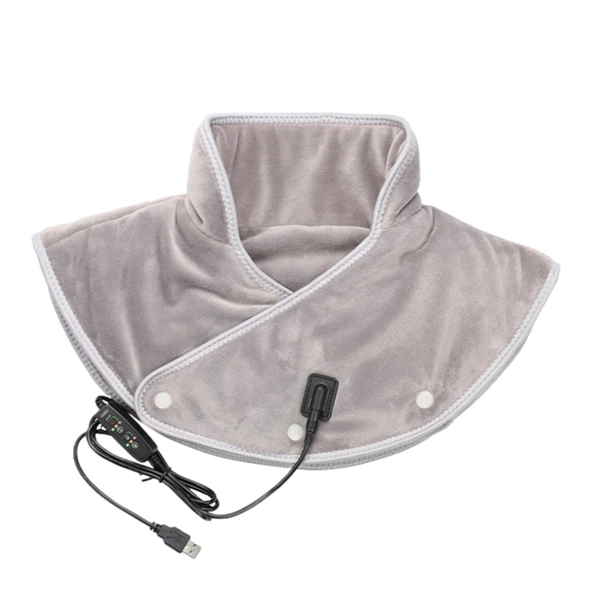 Cuscino Termico Cervicale, Scialle Riscaldato Donna Usb, Cuscinetto Riscaldante Per Collo E Spalle, Termoforo Cervicale E Spalle Per Microonde, 3 Impostazioni Di Calore, Antisurriscaldamento