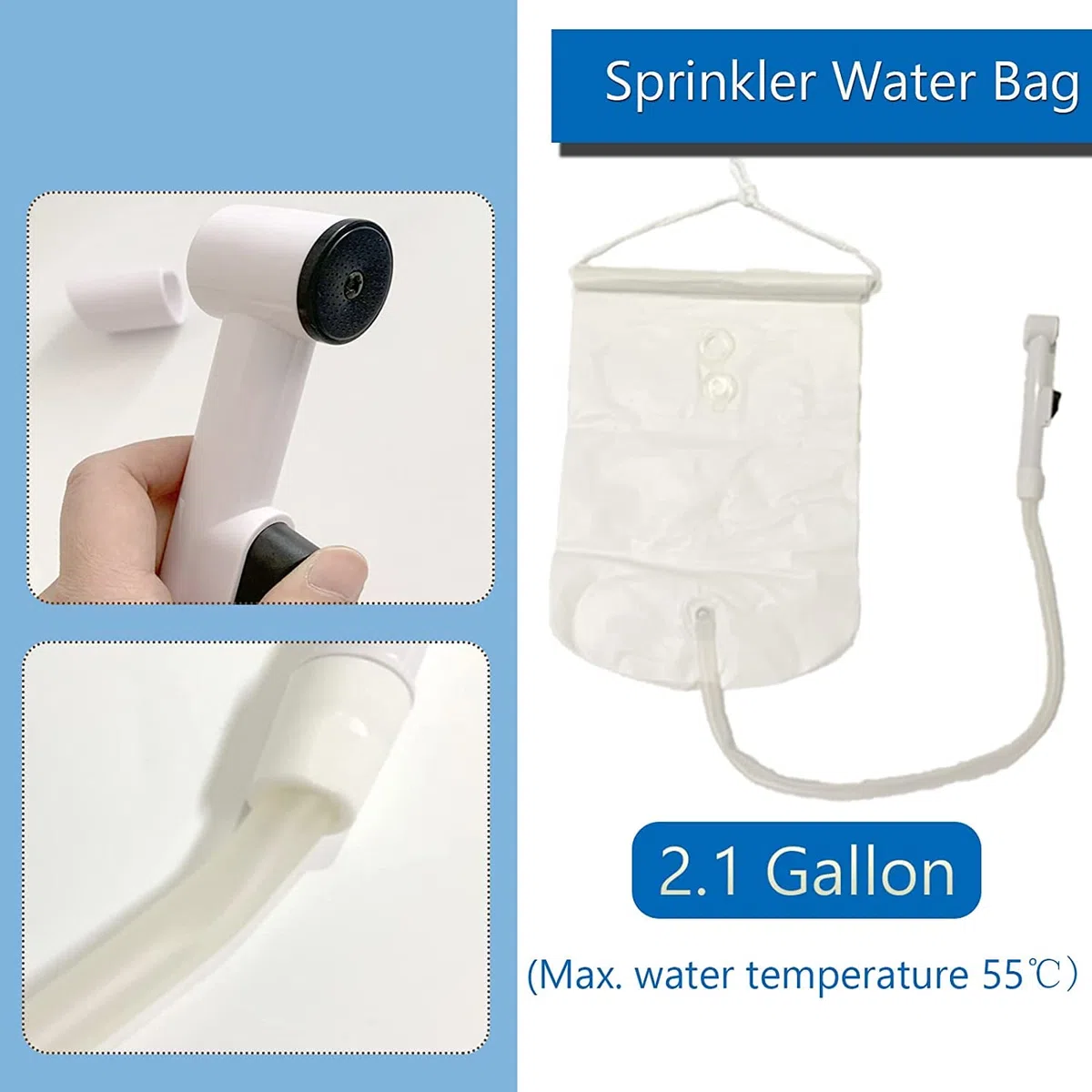 Lavabo per capelli gonfiabile letto - Lavabo shampoo portatile Letto da bagno Aiuti ausiliari rilegati per disabili, anziani, pazienti costretti a letto, in stato di gravidanza (kit di 4)