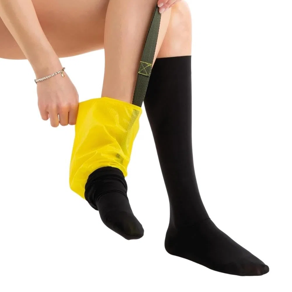 Relaxsan Infilacalze per Anziani, Metti calze, Indossa Calze Elastiche a Compressione Graduata e Antitrombo, con Chiusura Magnetica, Perslide +