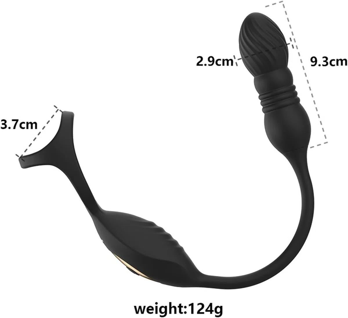 Vibratore per Uomo Anal Plug Analesex Toy con Anello Pene,Vibratoreper Uomo Professionale Prostata Vibratore Dildo Plug anale-dilatatore uomo, Stimolatore Prostata per Lui Sex toys sessuali per uomini
