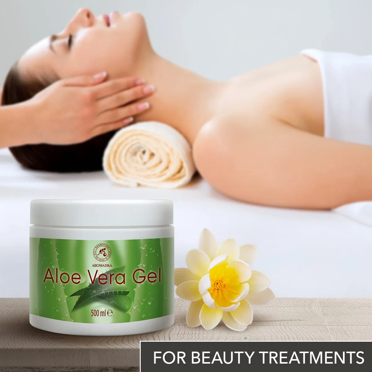 Aloe Vera Gel 500ml - Gel Lenitivo e Idratante per Tutti i Tipi di Pelle - Aloe Barbadensis - Aloe Vera Gel da Barba - Gel di Aloe per la Cura Della Pelle e Capelli - Aloe Vera per Viso
