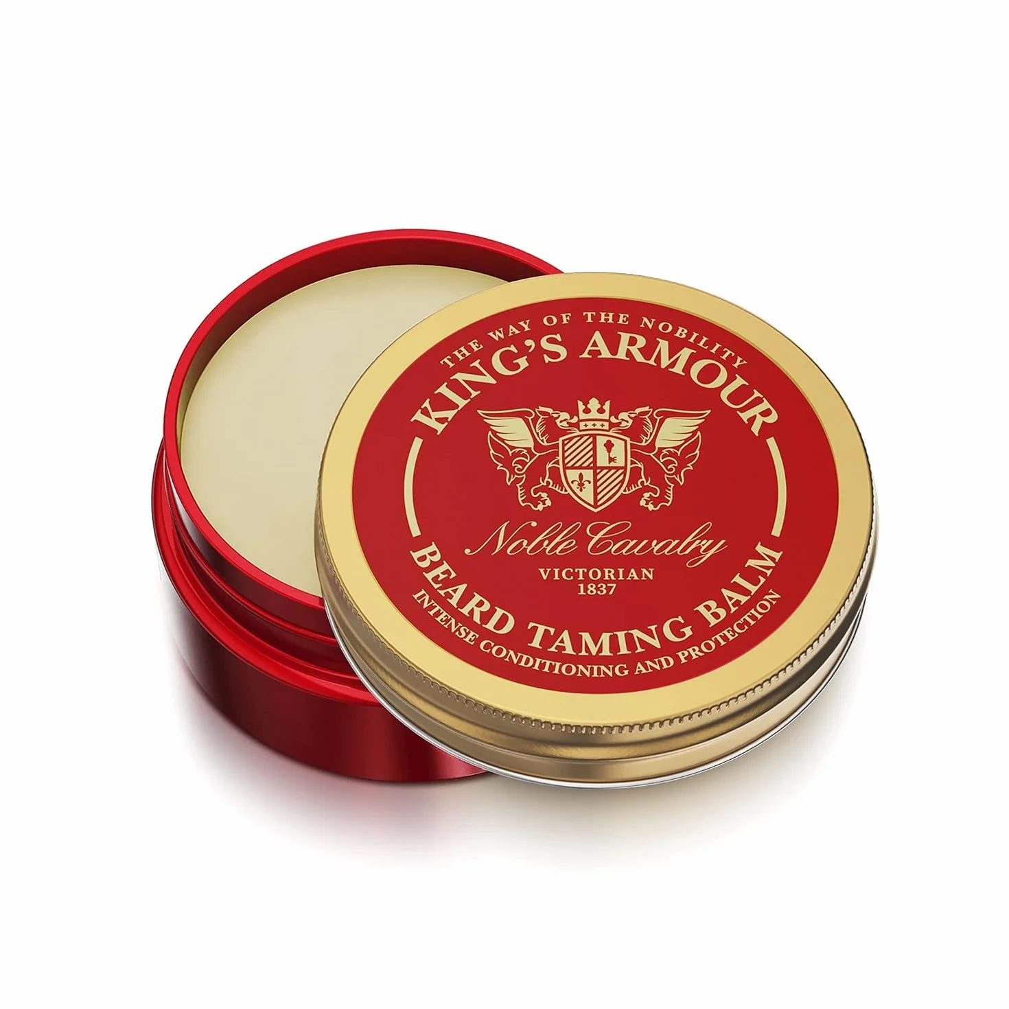 King's Armour Luxury Beard Care Balm 50 ml - Balsamo Premium Beard Tamer - Cura e Protezione Intensive