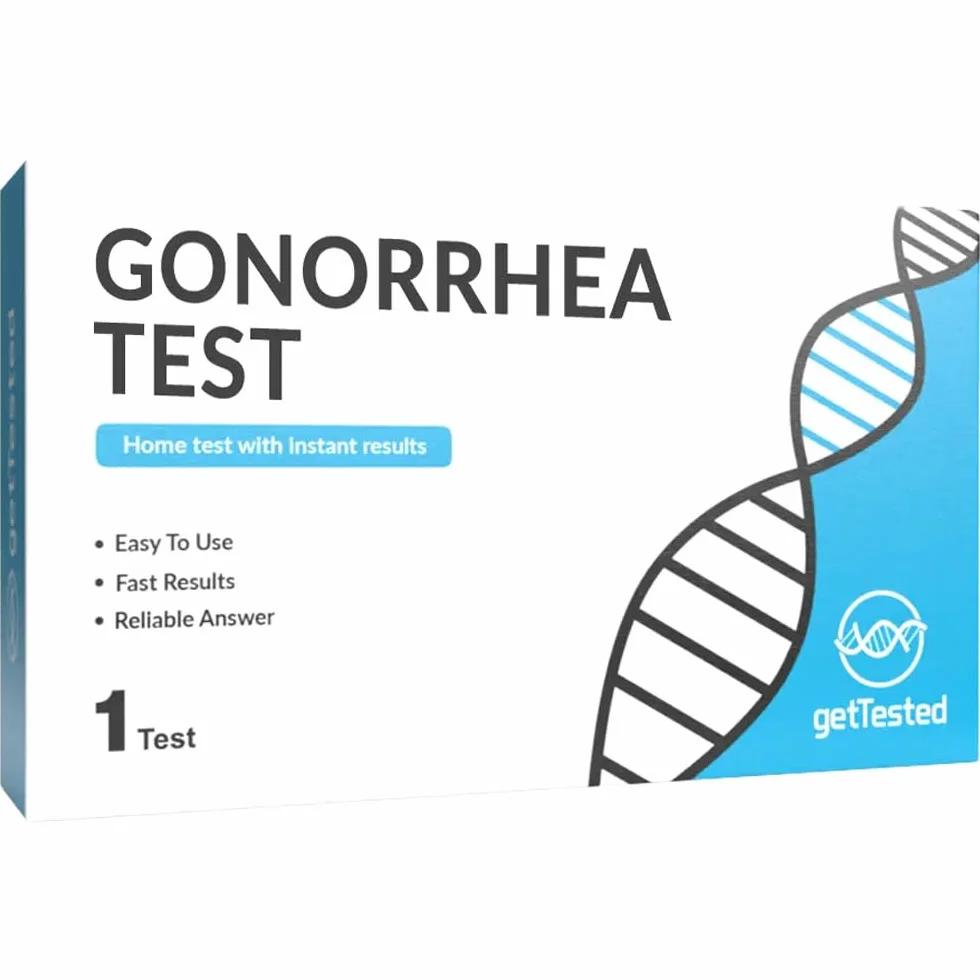 Test della gonorrea (1 test) un modo rapido ed efficiente per rilevare l'infezione da gonorrea, risultato istantaneo a casa
